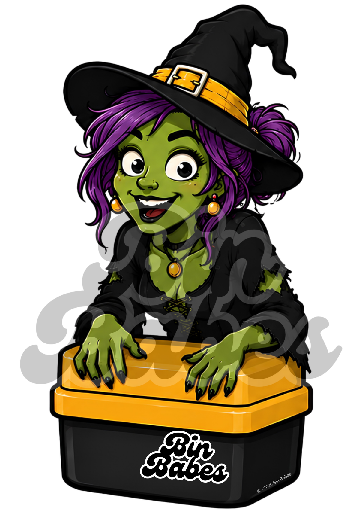 Witch Bin Sticker