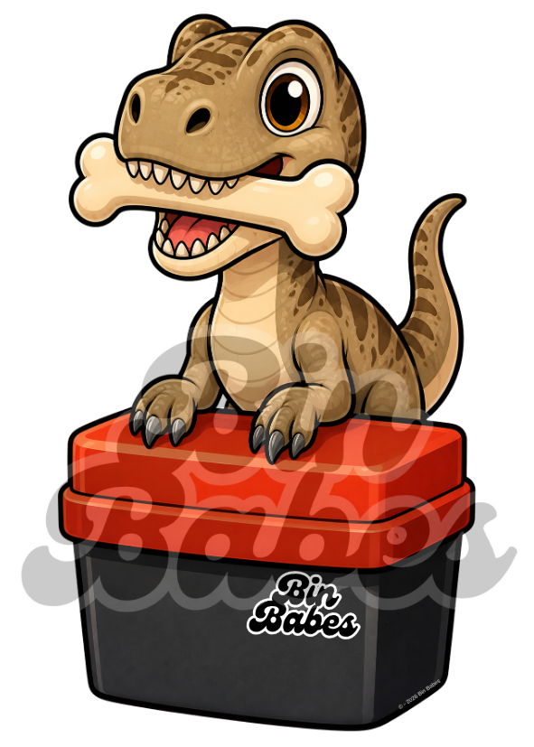 Raptor – Red Bin Sticker