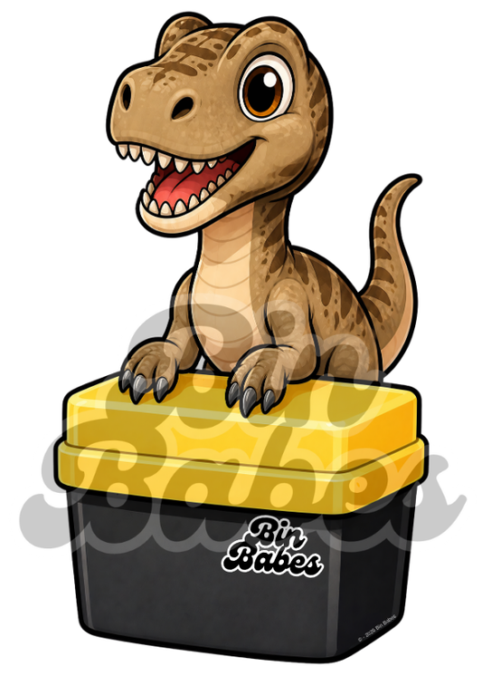 Raptor – Yellow Bin Sticker