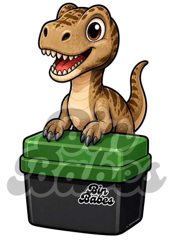 Raptor – Green Bin Sticker