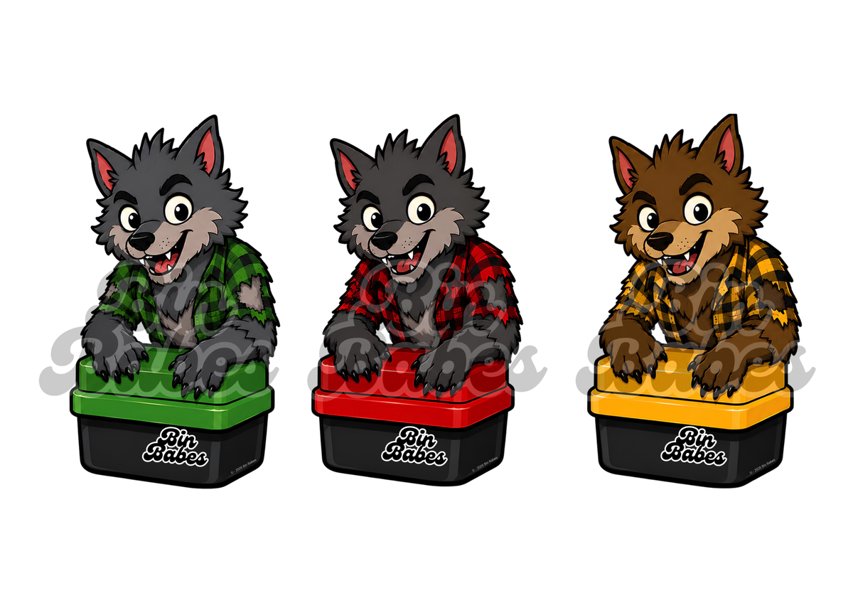 Werewolf Bin Sticker