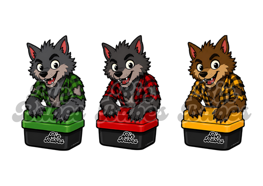 Werewolf Bin Sticker