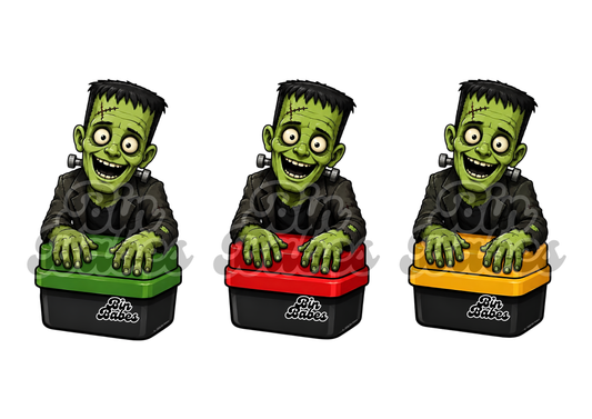 Frankenstein's Monster Bin Sticker