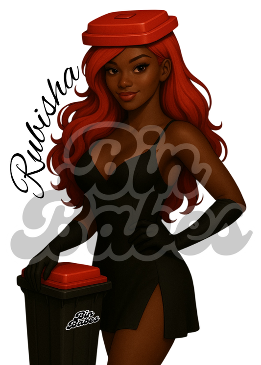 (Style 3) Rubisha - Red Temptress of Trash