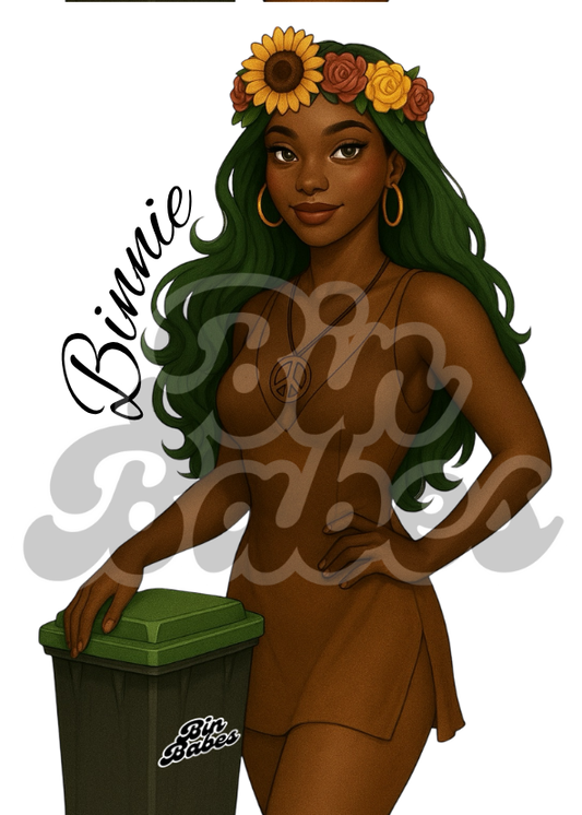 (Style 3) Binnie - Green Goddess of Garbage