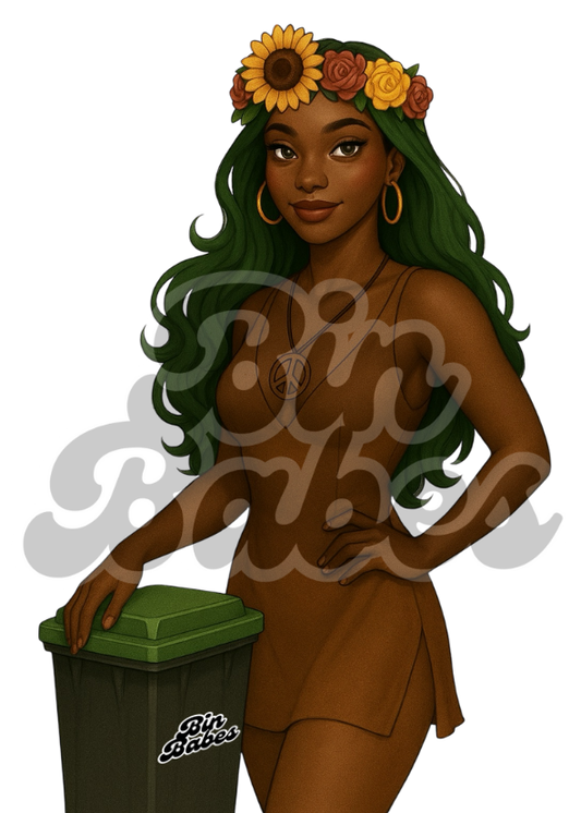 (Style 3) Binnie - Green Goddess of Garbage