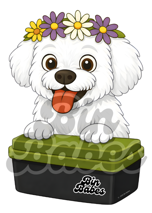 Maltese – Green Bin Sticker