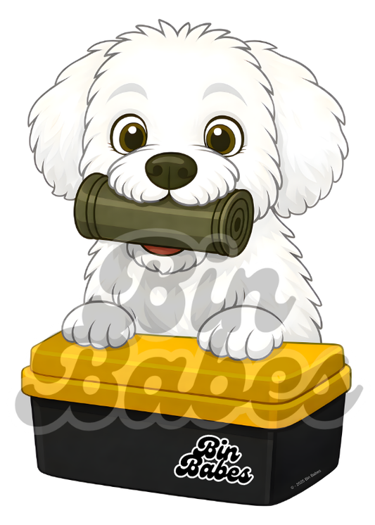 Maltese – Yellow Bin Sticker