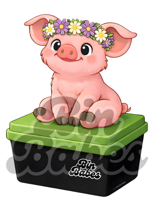 Pig – Green Bin Sticker