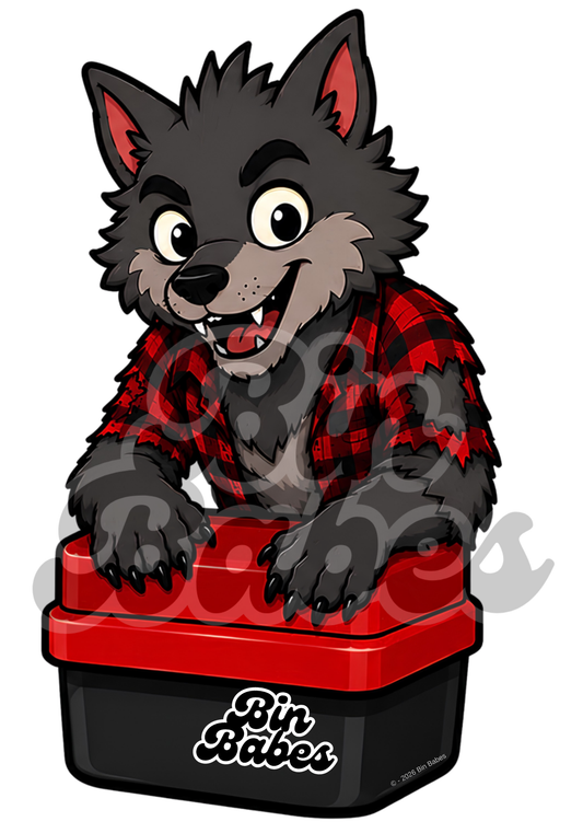Werewolf Bin Sticker