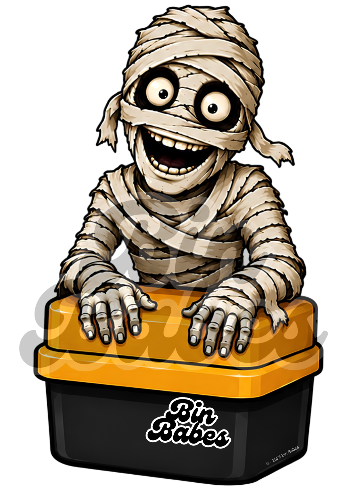Mummy Bin Sticker