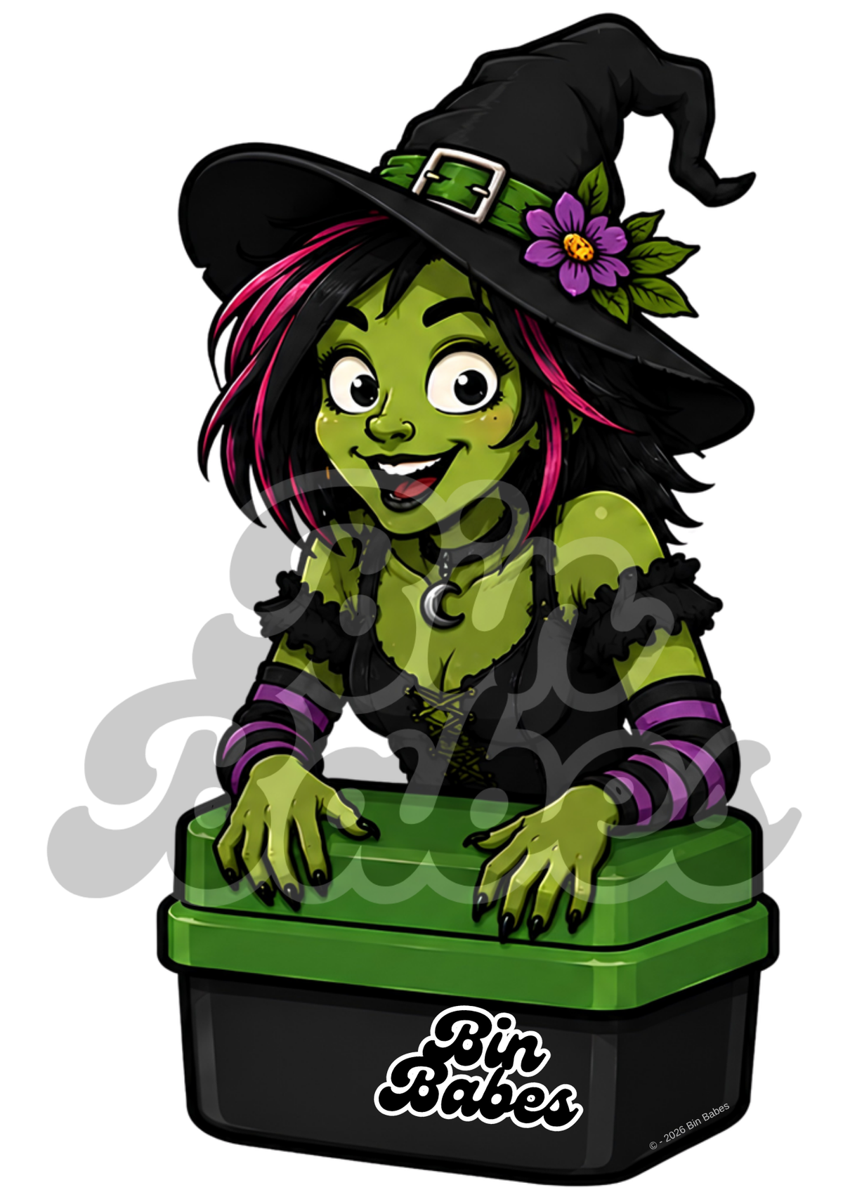 Witch Bin Sticker