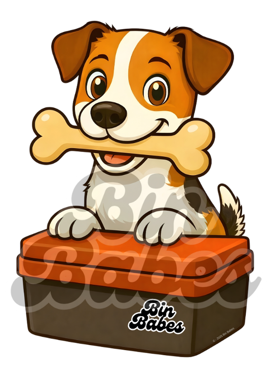 Jack Russell – Red Bin Sticker