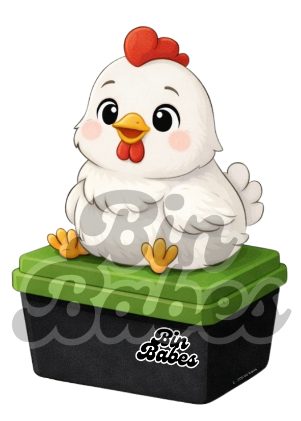 Chicken – Green Bin Sticker