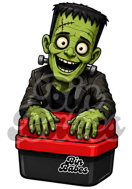 Frankenstein's Monster Bin Sticker