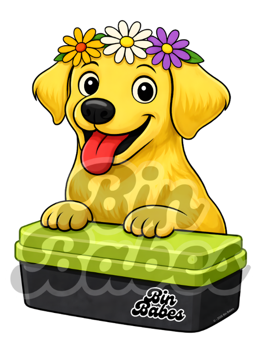 Labrador - Green Bin Sticker