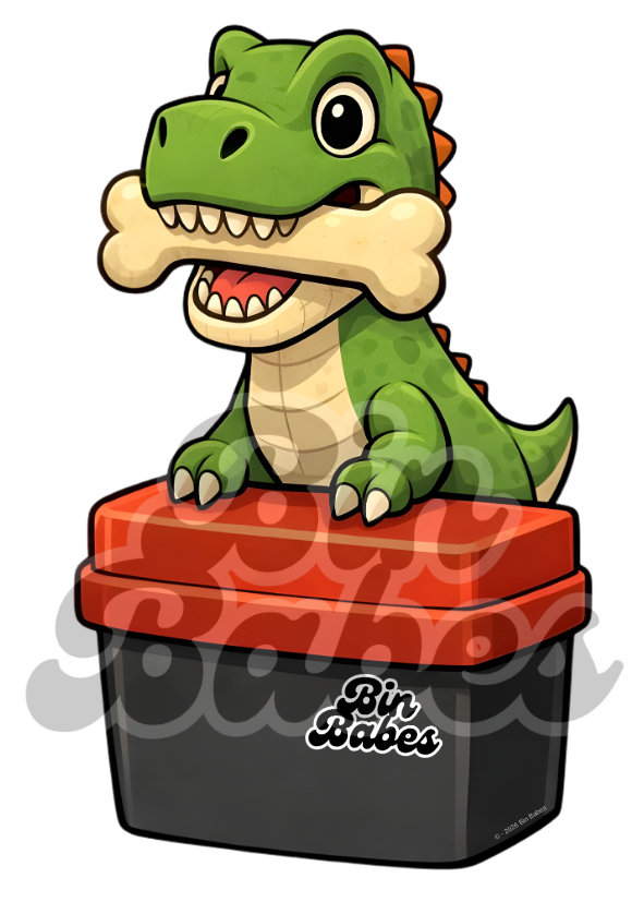 T-Rex – Red Bin Sticker