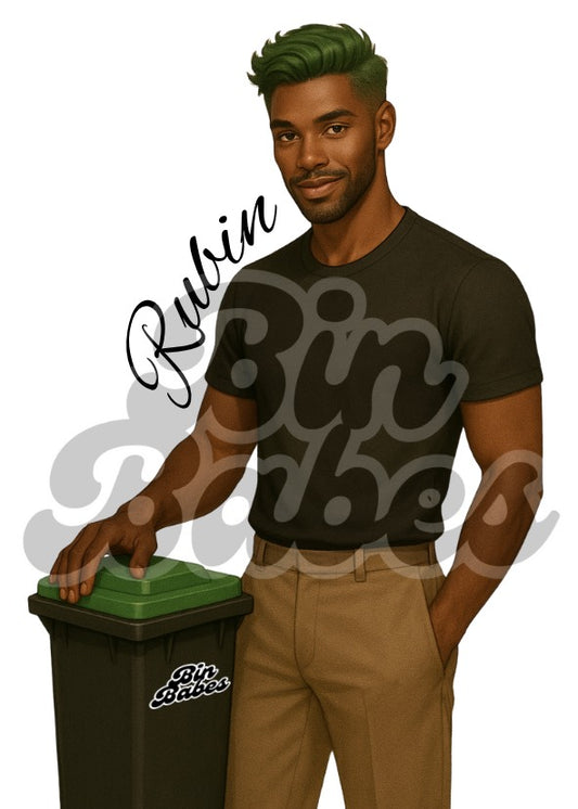 (Style 4) Rubin - Green Guardian of Garbage