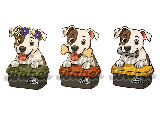 Bull Arab – Bin Sticker Trio