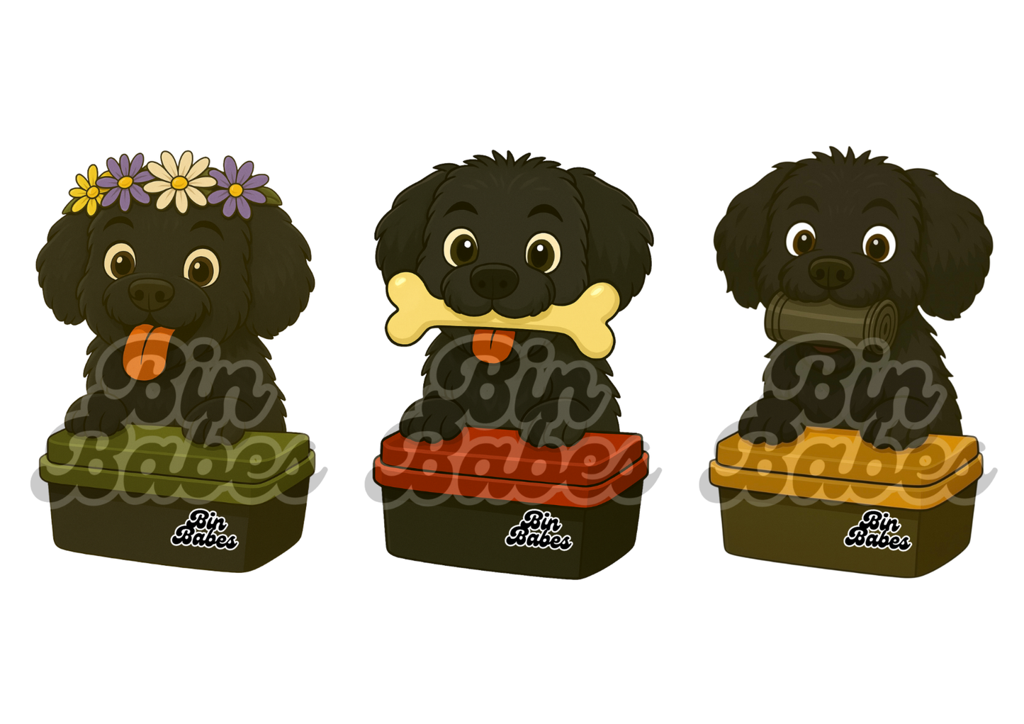 Cavoodle Trio - Choose Your Coat Colour