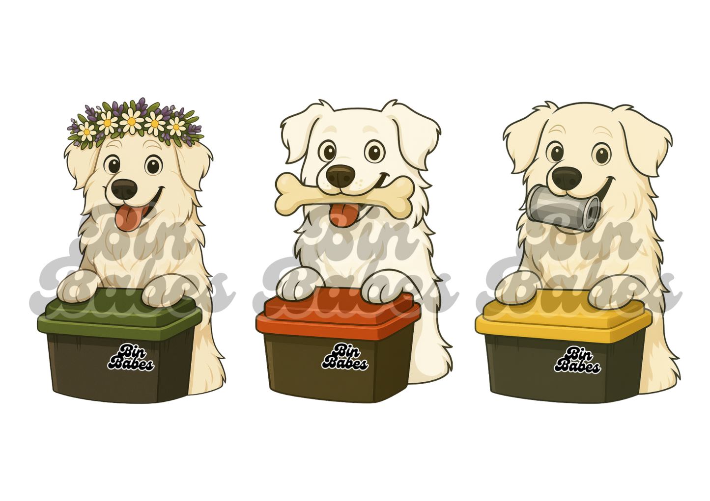 Aussie Shepherd Trio – Choose Your Coat Colour