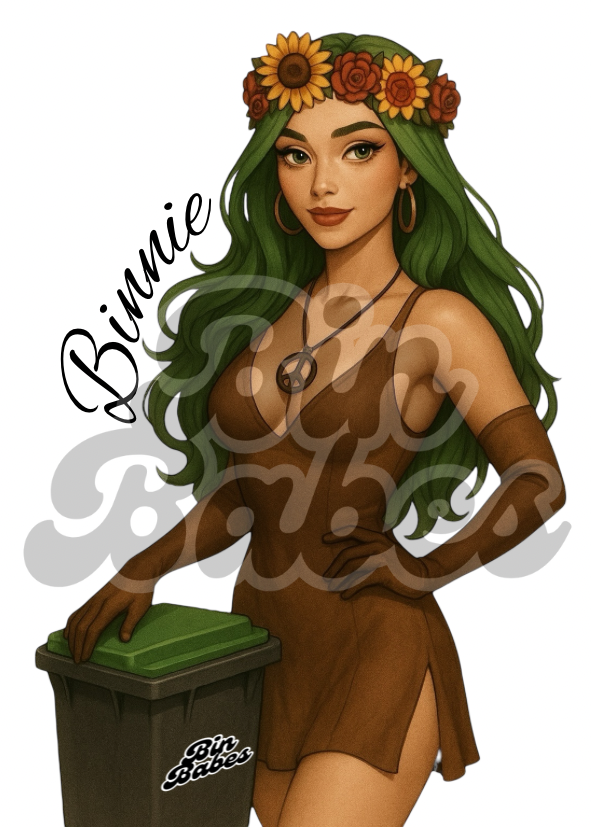 (Style 1) Binnie - Green Goddess of Garbage
