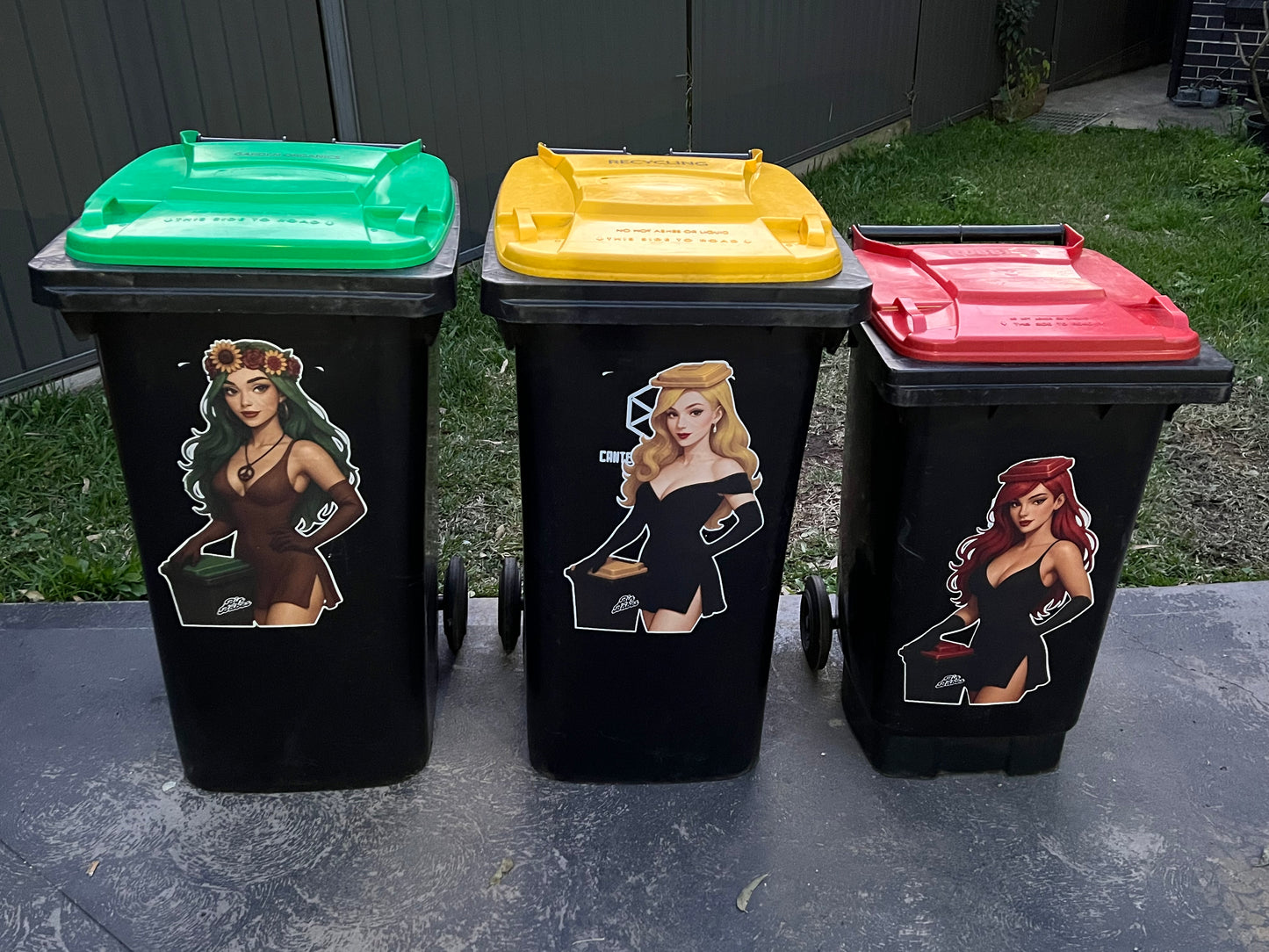 (Style 1) The Full Trashy Trio