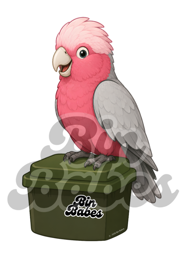 Galah – Green Bin Sticker