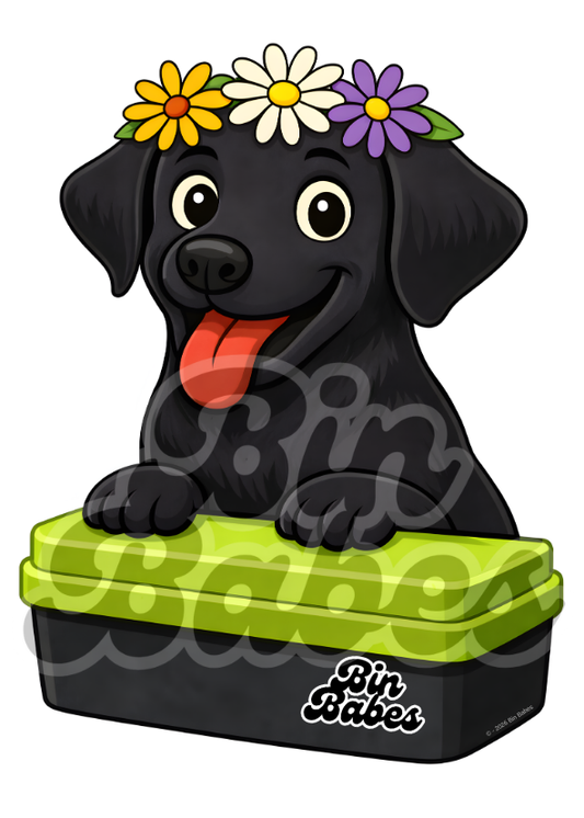 Labrador - Green Bin Sticker